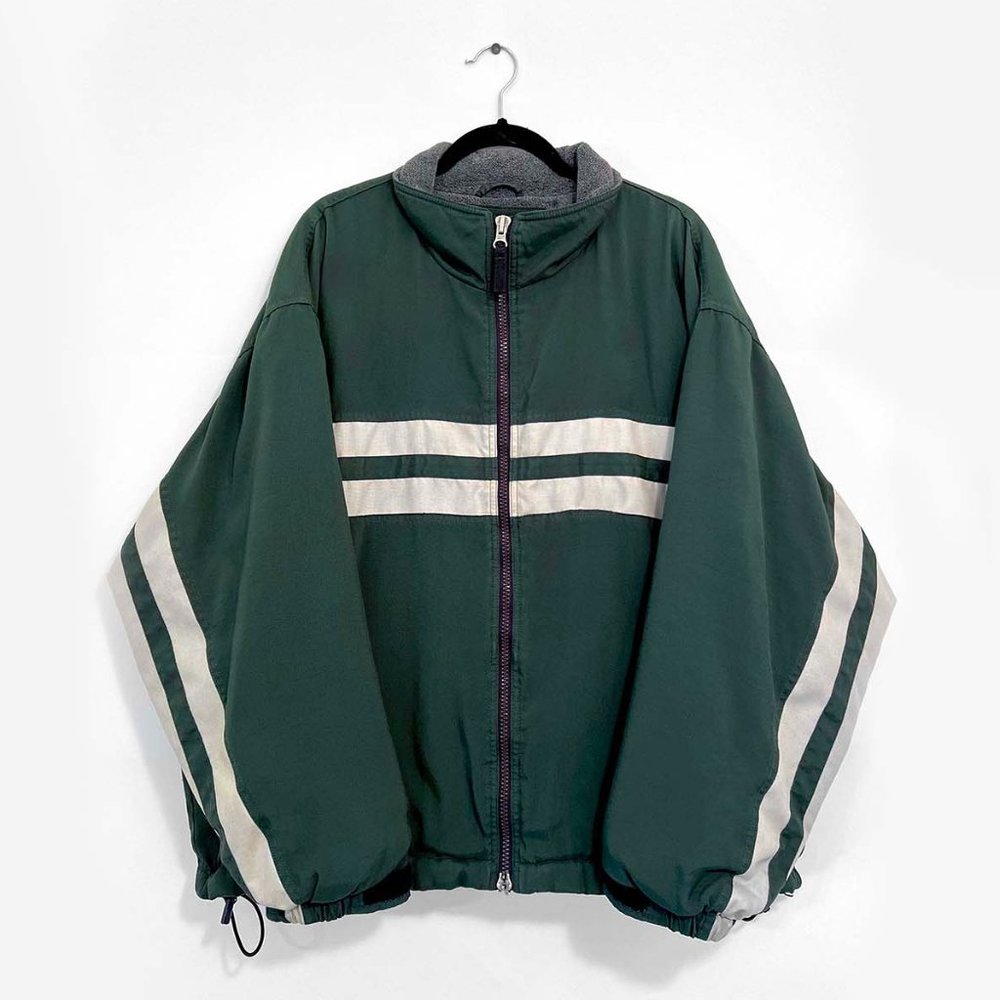Vintage 90’s Abercrombie & Fitch Performance Fleece Lined Green Jacket XL